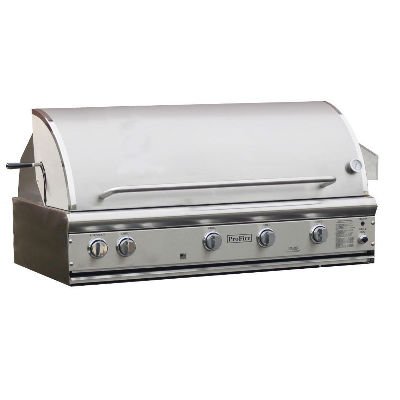 ProFire Professional Deluxe Series 48-Inch Built-In Infrared Hybrid Gas Grill with Rear Rotisserie Burner - Natural Gas