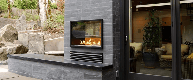 Montigo Exemplar 36" See-Through Indoor/Outdoor Direct Vent Gas Fireplace - Model R324STIO