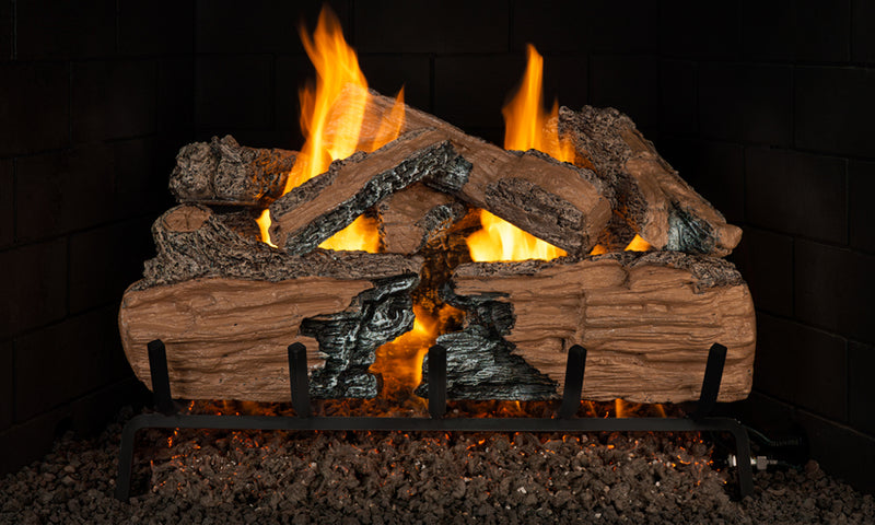Real Fyre CHS — original manufacturer model photograph. Arrangement and burner hardware vary by size and configuration.
