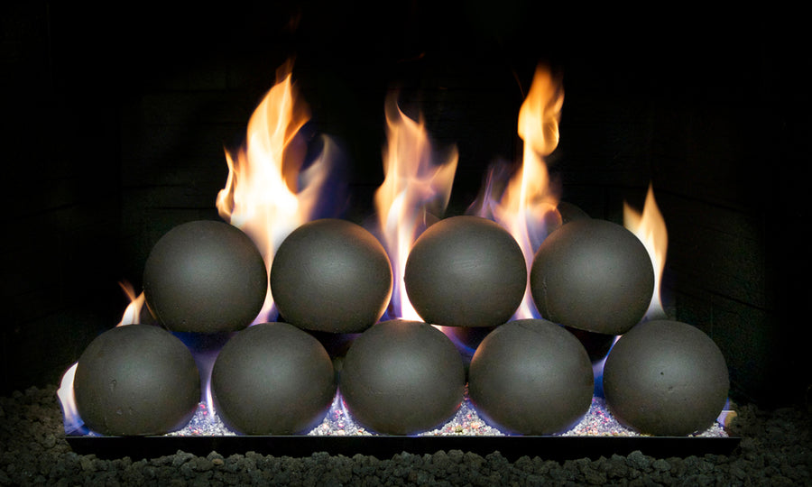 4-inch Epic Black Fyre Spheres Vented Set