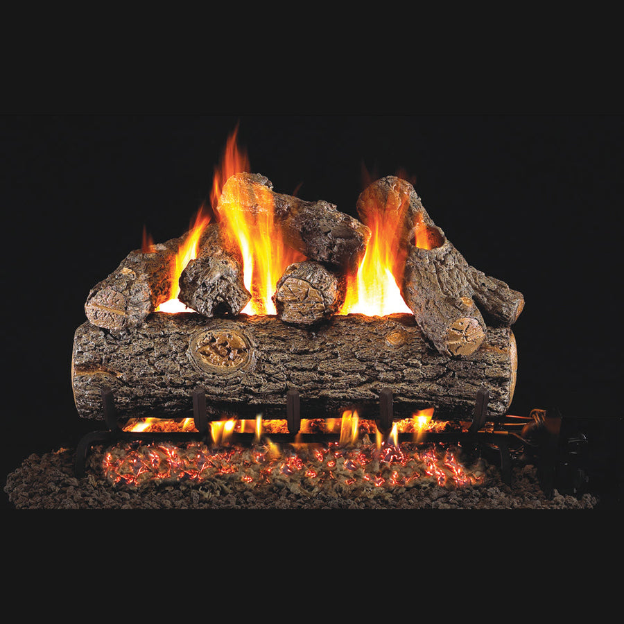 Oak Designer Plus Vented Gas Log Set