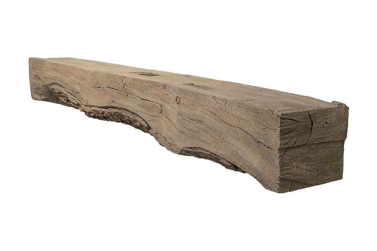 Rickhouse Non-Combustible Concrete Mantel Shelf Pale Honey Finish - ExceptionalFire