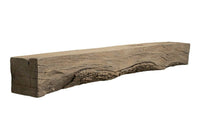 Rickhouse Non-Combustible Concrete Mantel Shelf Pale Honey Finish - ExceptionalFire
