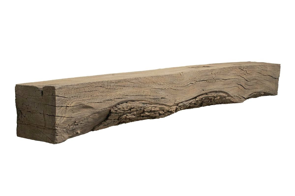 Rickhouse Non-Combustible Concrete Mantel Shelf Pale Honey Finish - ExceptionalFire