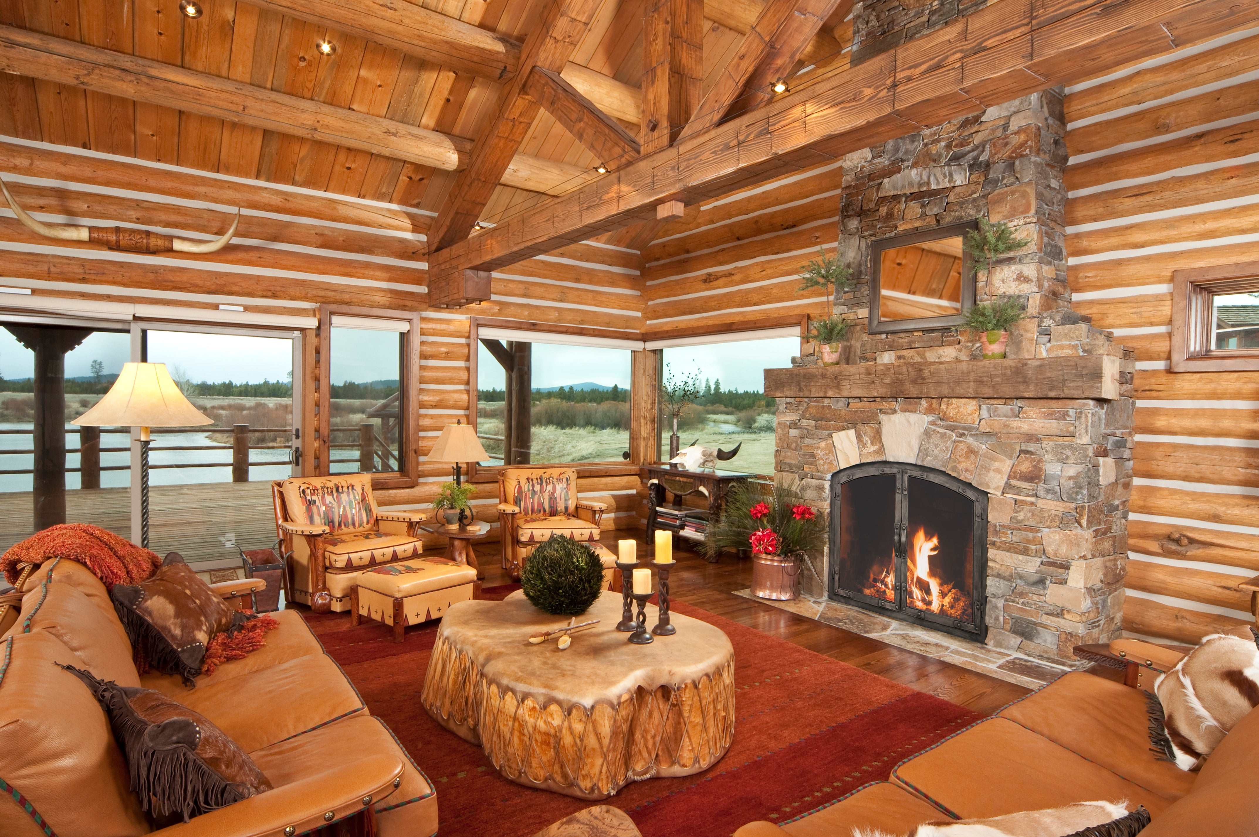 Rustic - Masonry and Prefab Fireplace Glass Doors - ExceptionalFire