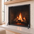 Bar Iron Fireplace Screen
