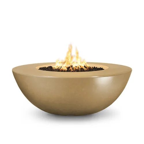 Sedona Concrete Fire Pit - Wide Ledge - ExceptionalFire