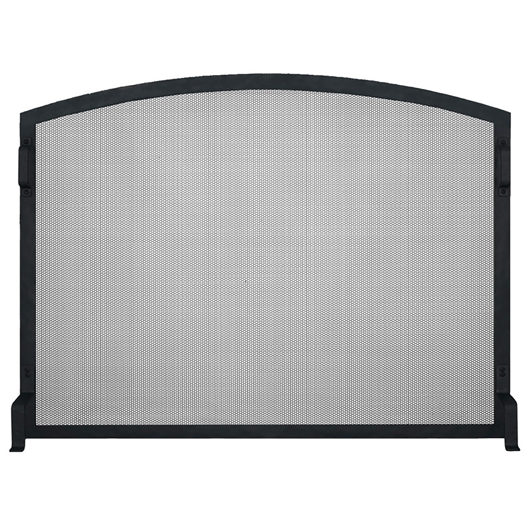 Free Standing Fireplace Screen Custom Made Craftsman Forged Arch