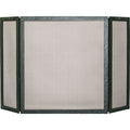 Free Standing Fireplace Screen Custom Made Craftsman Forged Triple Panel