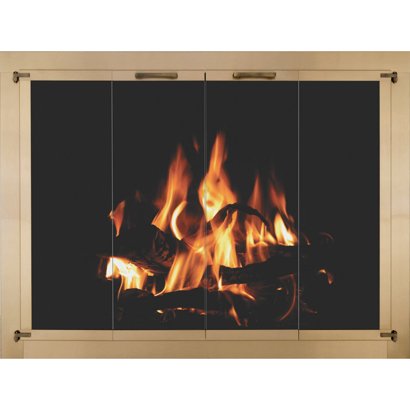 Heritage - Masonry Steel Fireplace Glass Doors