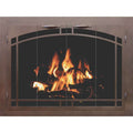 Sierra Arch Pane - Custom Steel Masonry & Prefab Fireplace Doors