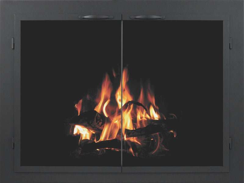 Sierra - Custom Steel Masonry & Prefab Fireplace Doors - ExceptionalFire