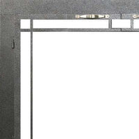 Sierra Windows Pane - Custom Steel Masonry & Prefab Fireplace Doors - ExceptionalFire