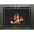Sierra Windows Pane - Custom Steel Masonry & Prefab Fireplace Doors