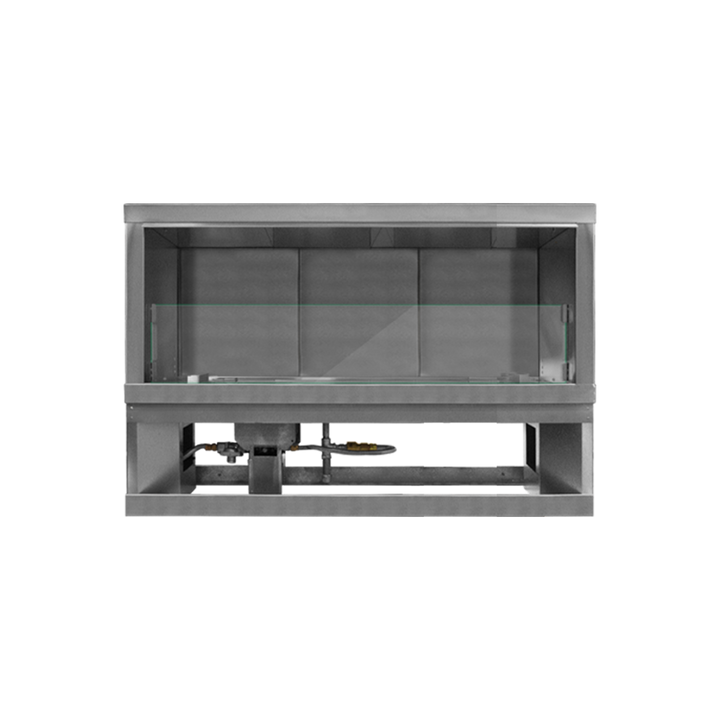 Firegear Kalea Bay 48-inch battery fireplace — manufacturer model photograph distributed by supplier