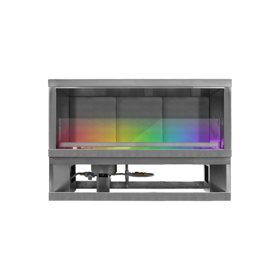 Firegear Kalea Bay 48-Inch Outdoor Gas Fireplace with LED Lighting