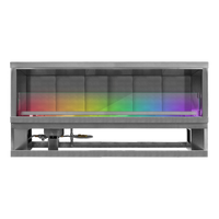 Firegear Kalea Bay 72-inch LED fireplace — manufacturer model photograph distributed by supplier