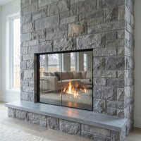 Odyssey - Masonry & Prefab Solar Reflective Fireplace Glass Doors | Custom