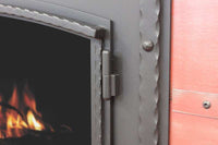 Smithline - Arch - Masonry and Prefab Fireplace Glass Doors - ExceptionalFire