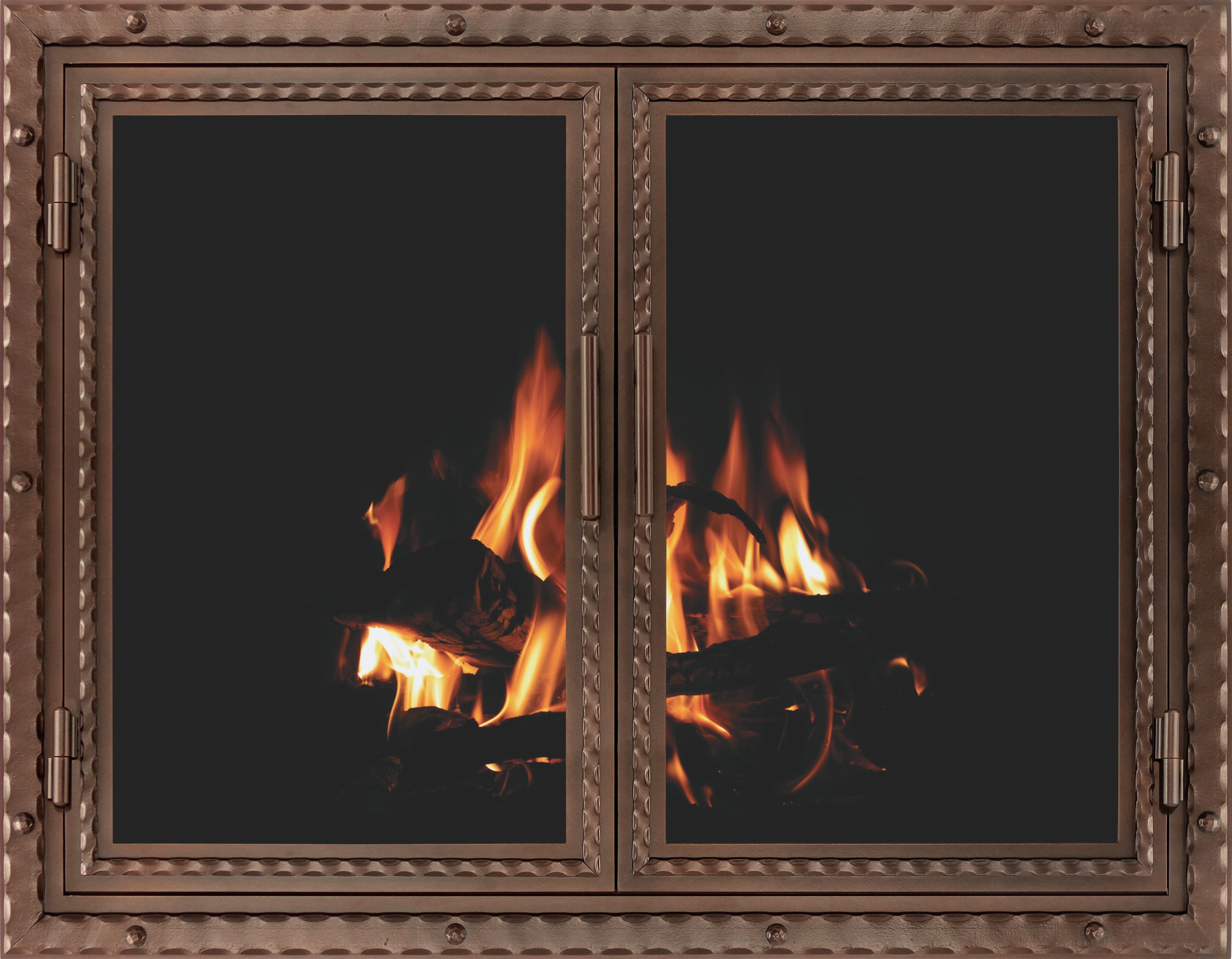 Smithline - Arch - Masonry and Prefab Fireplace Glass Doors - ExceptionalFire