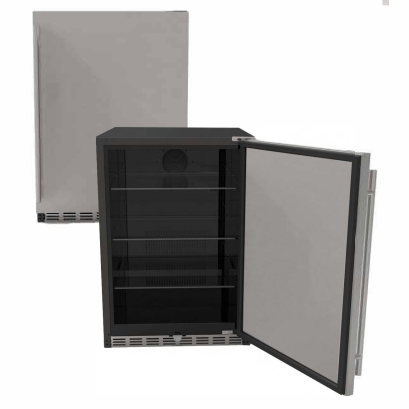 Summerset 24" 5.1 Cu. Ft. Outdoor Rated Refrigerator (Right Hinge)