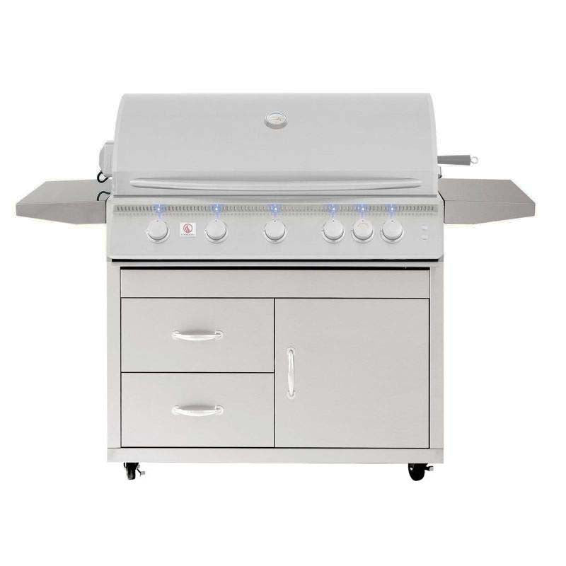 Summerset Sizzler 40-Inch Deluxe Freestanding Grill Cart