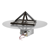 Grand Canyon 36" Tee-Pee Stack Outdoor Fire Pit Burner Kit - Propane, Electronic Ignition (WBECS)
