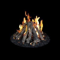 Grand Canyon 48" Round Flat Stack Fire Pit Burner Kit - Electronic Ignition (WBECS)