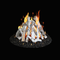 Grand Canyon 18" Round Tall Stack Fire Pit Burner Kit - Electronic Ignition (WBECS)