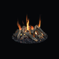Grand Canyon 18" Round Flat Stack Fire Pit Burner Kit - Electronic Ignition (Propane)