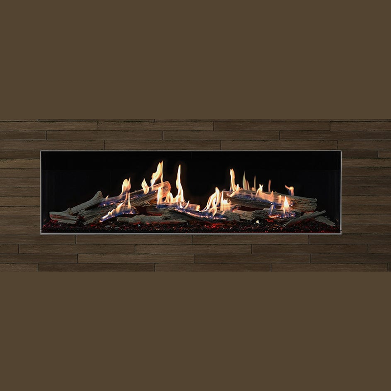 Grand Canyon Bedrock Traditional 48" Drop-In Gas Burner with GlowFire Logs