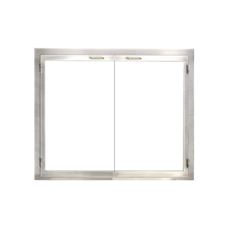 304 Stainless Steel - Masonry & Prefab Fireplace Doors | Custom