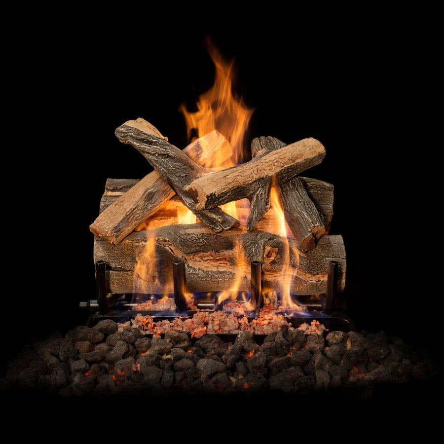 Arizona Juniper See-Through Outdoor Gas Log Set