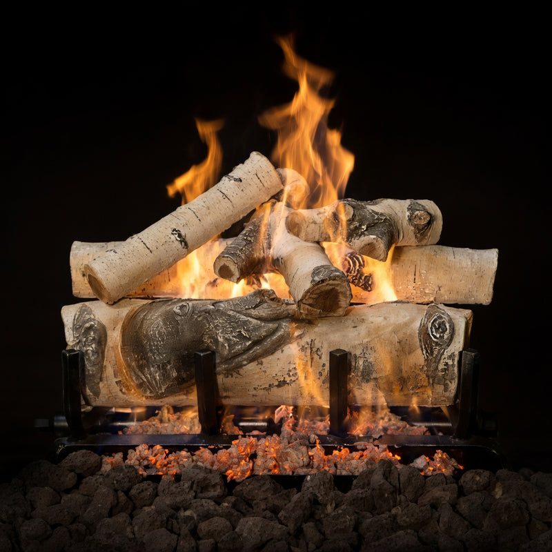 18" Quaking Aspen Vented Gas Log Set | Grand Canyon