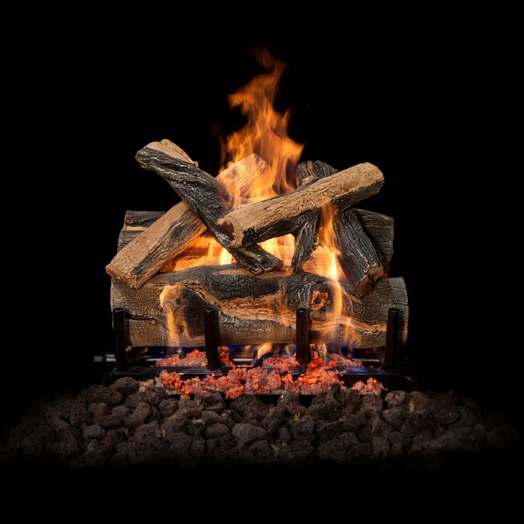 18" Arizona Juniper Outdoor Gas Log Set | Grand Canyon