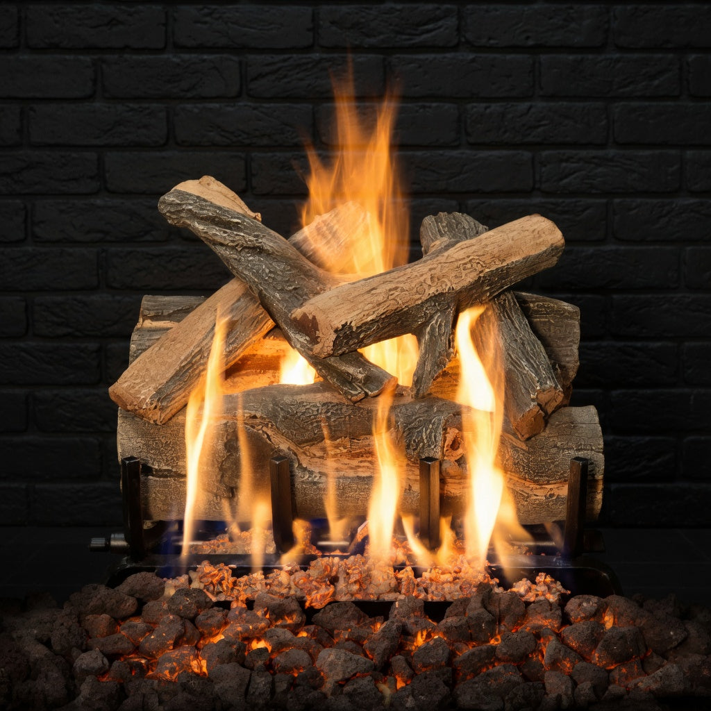 18" Arizona Juniper Outdoor Gas Log Set | Grand Canyon