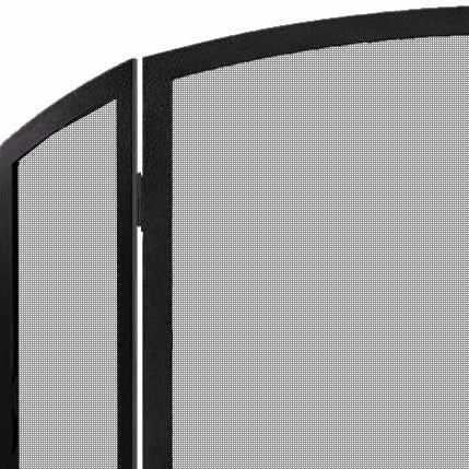 Steel Custom Free Standing Folding Screens - Carolina Arch - ExceptionalFire
