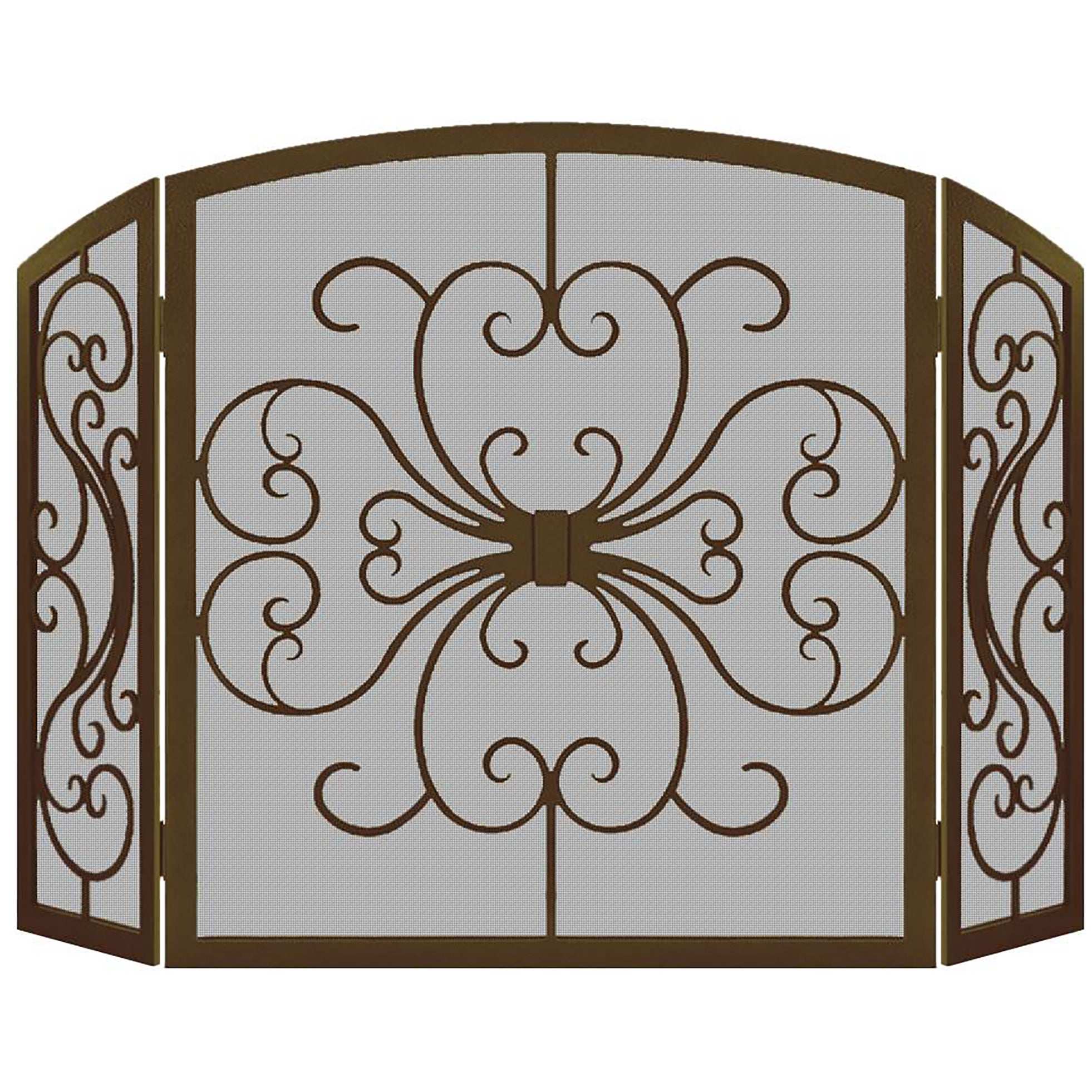 Steel Custom Made Folding Screens Options - Scroll - ExceptionalFire