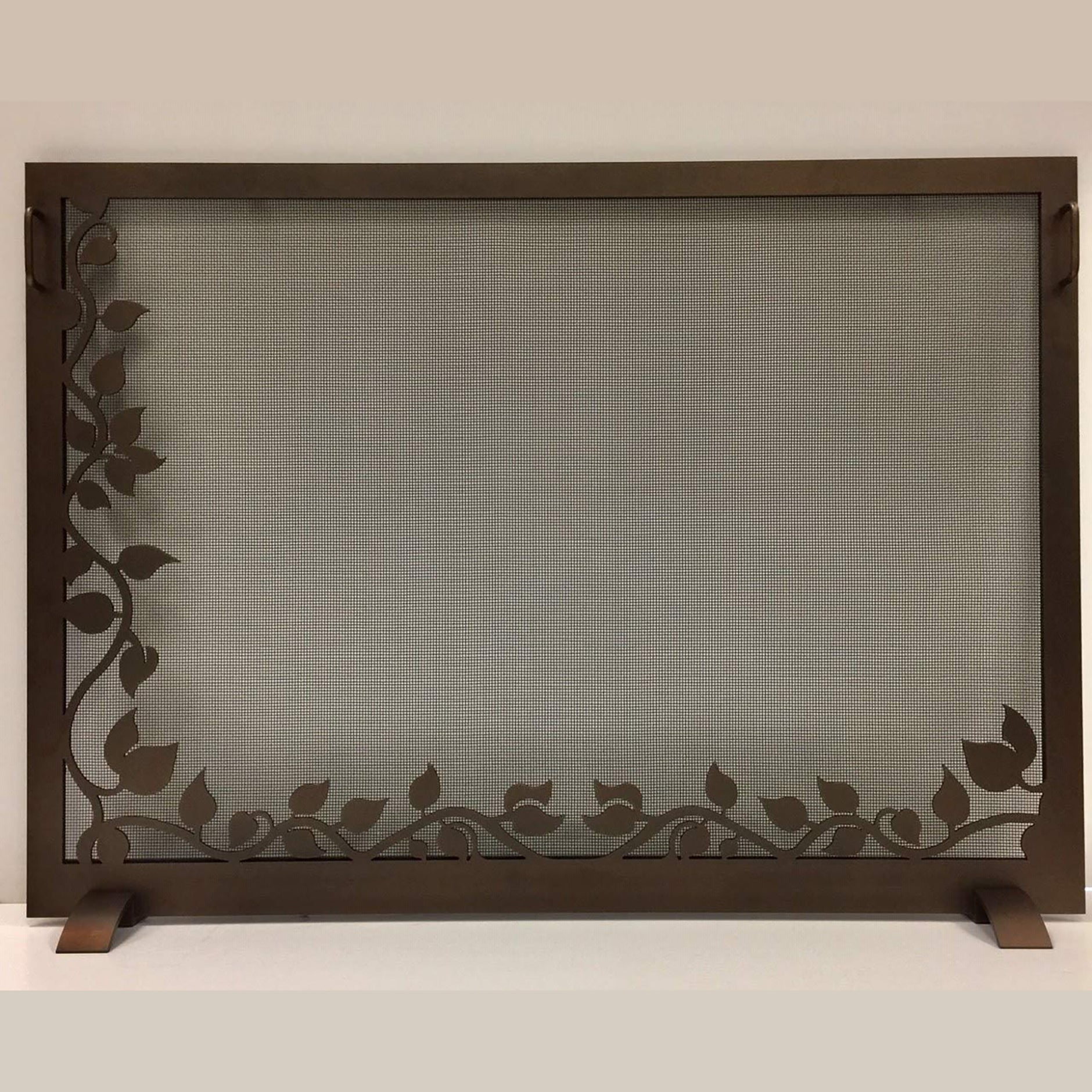 Steel Custom Single Panel Fireplace Screen Carolina Pond- Custom Size - ExceptionalFire