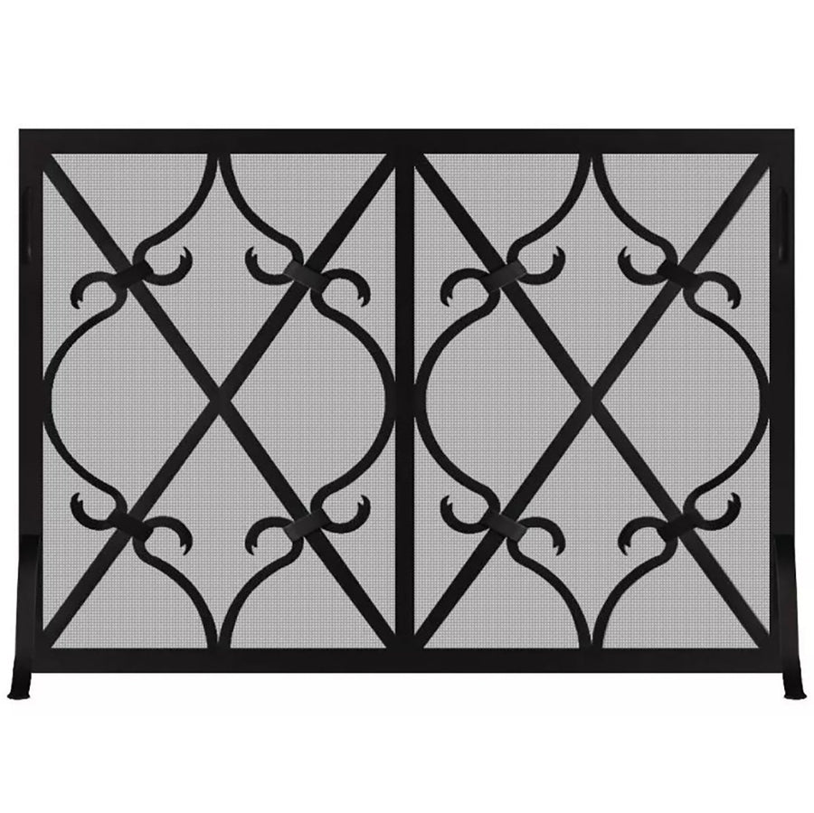 Steel Fireplace Screen 21 Finishes Single Panel