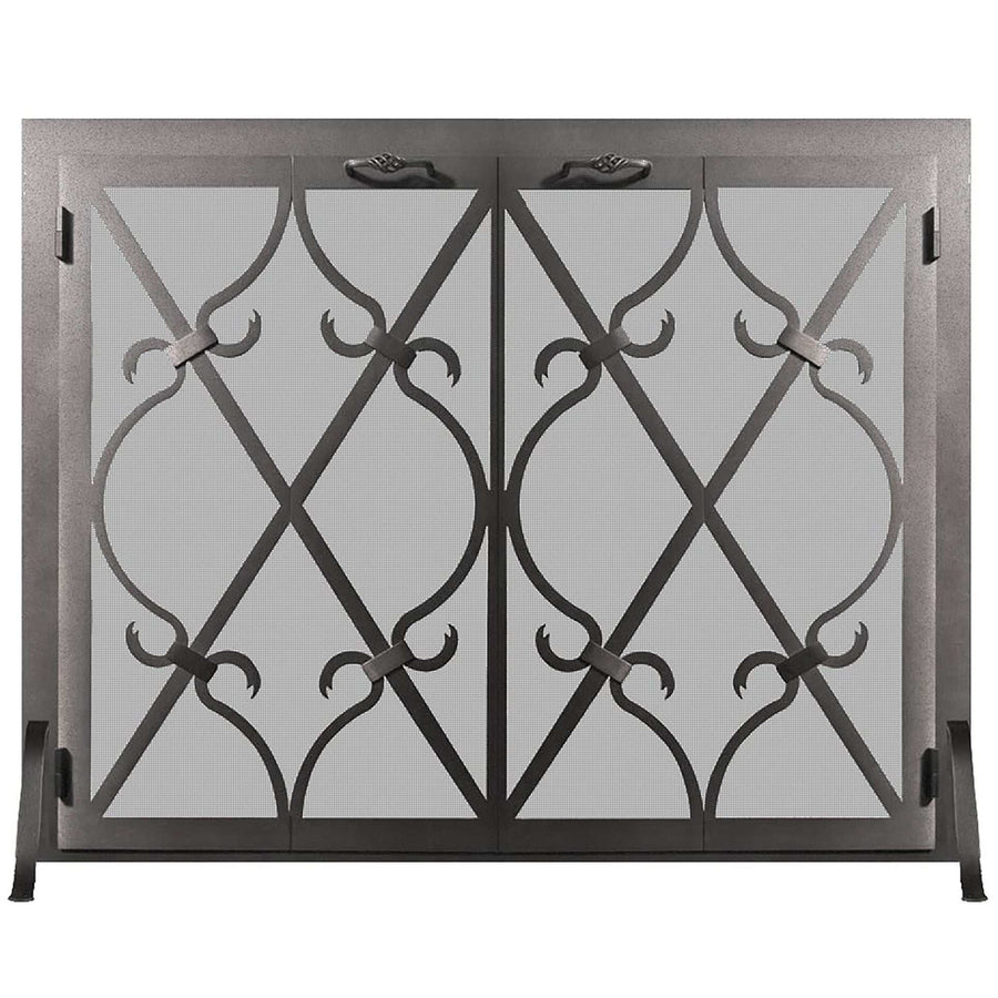 Steel Free Standing Screen with Doors