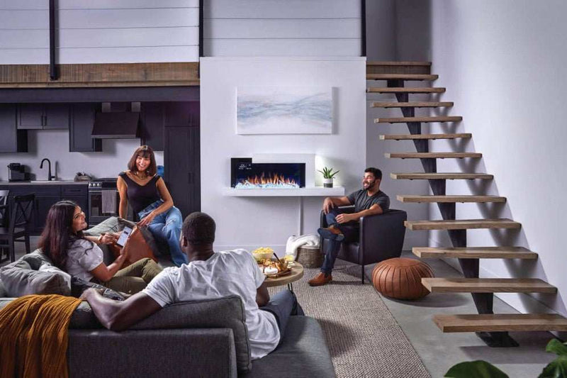 Stylus™ Cara Elite Connected Wall Hanging Electric Fireplace - Model NEFP32-5019W-IOT - ExceptionalFire
