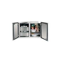 Summerset 36-Inch Stainless Steel 2-Drawer Dry Storage Pantry & Enclosed Cabinet Combo