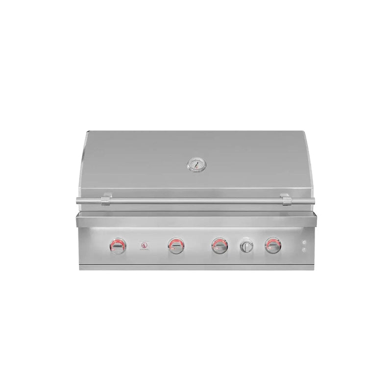 Summerset Quest 42-Inch 4-Burner Built-In Gas Grill with Rear Infrared Burner
