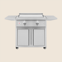 Summerset 30-Inch Stainless Steel Cart for Pro Series 30-Inch Gas Griddle