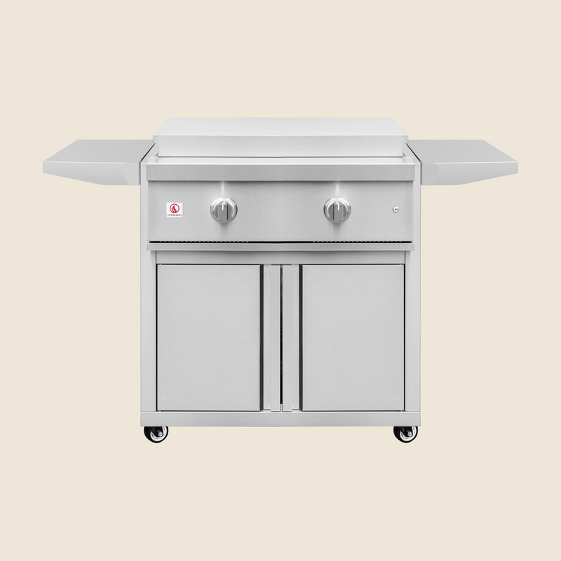 Summerset 30-Inch Stainless Steel Cart for Pro Series 30-Inch Gas Griddle