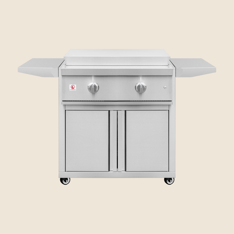 Summerset 30-Inch Stainless Steel Cart for Pro Series 30-Inch Gas Griddle