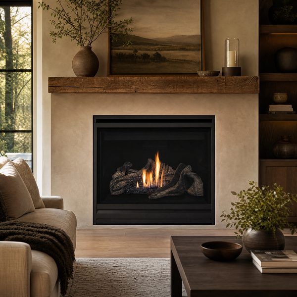 Superior DRC3000 45" Contemporary Direct Vent Gas Fireplace - Model DRC3045 — lifestyle