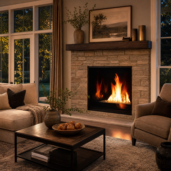 Superior DRC6300 Luxury 40" Direct Vent Gas Fireplace — lifestyle