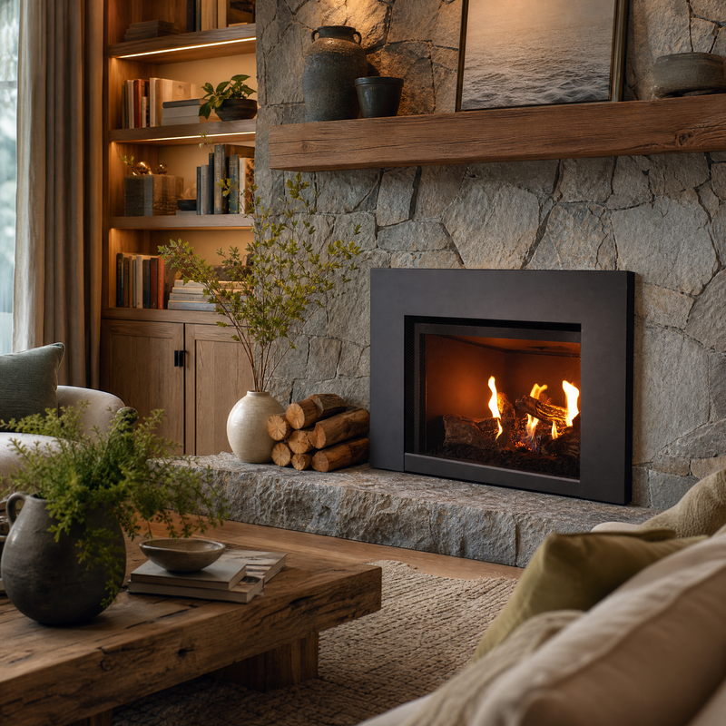 Superior DRI 27" Direct Vent Gas Fireplace Insert — lifestyle